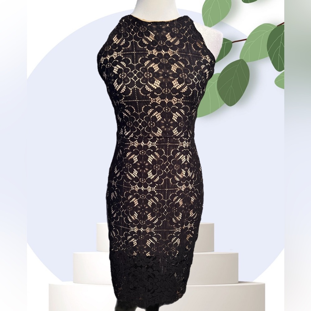 Lace black dress